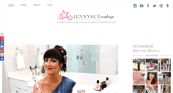 Desktop Screenshot of jennysuemakeup.com
